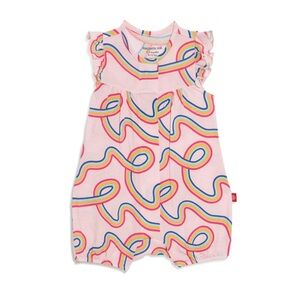 Magnetic Me Taffy Modal Romper. Size 9-12 mos. Worn only 2x